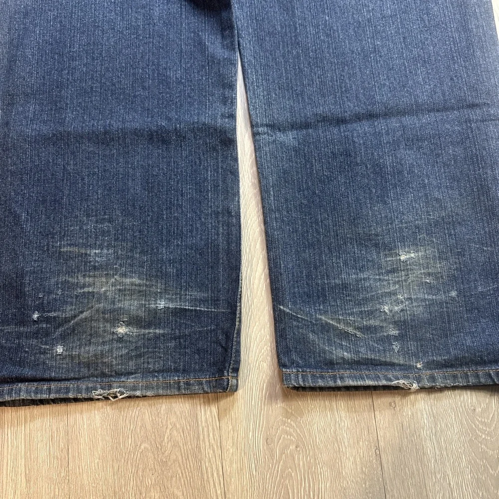Vintage RMC Red Monkey Company Jeans Japanese Embroidered Baggy Leg Men Sz 36